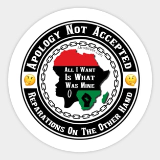 Reparations Wanted Sticker